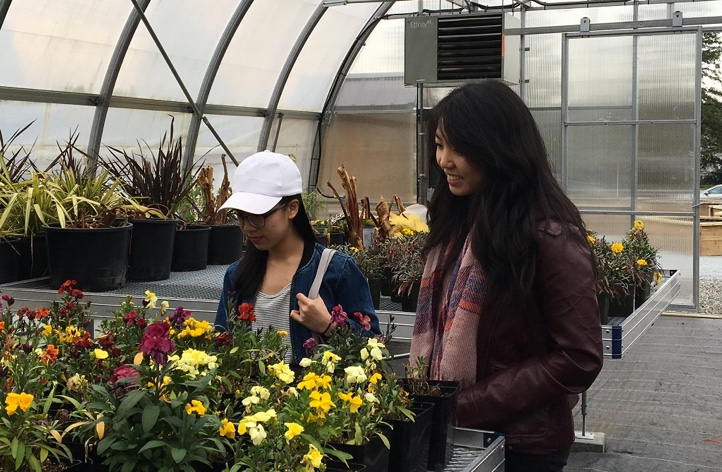 My project partner and I at the community garden.